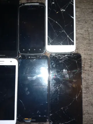 Lote 6 Móviles HTC, Huawei, Samsung Piezas.