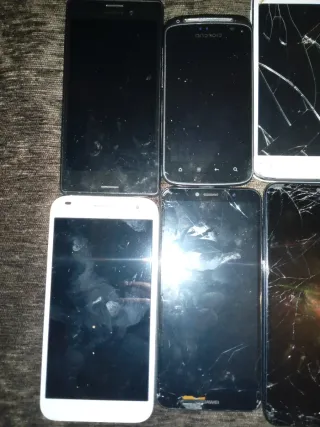 Lote 6 Móviles HTC, Huawei, Samsung Piezas.