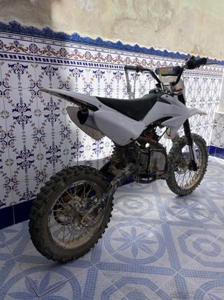 Pit bike Motocross Blanca