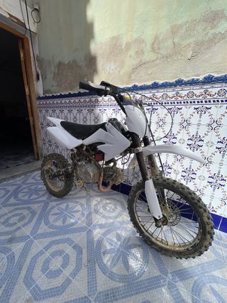 Pit bike Motocross Blanca