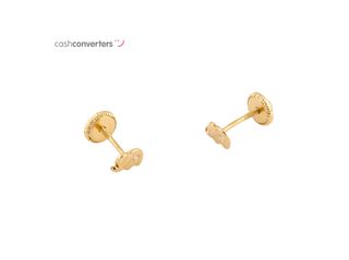 pendientes oro 18k con piedra