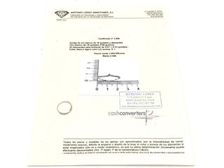 anillo oro 18k con piedra con diamante