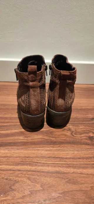 Botines Alpe piel Marrón Talla 38 Swarosky