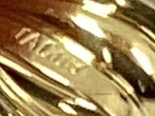 colgante oro 18k con circonita