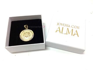 colgante oro 18k con circonita