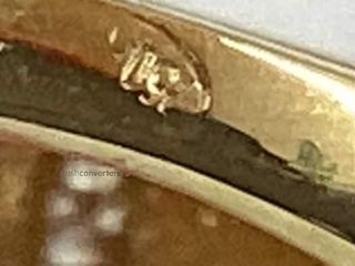 anillo oro 18k con piedra con circonita