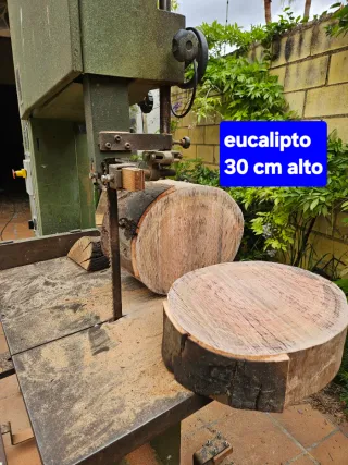 Sierra de cinta con volante de 60 cm