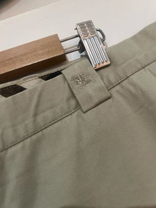 Pantalón Chino Burberry London Talla L Beige