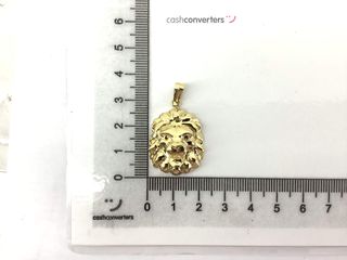 colgante oro 18k con piedra con circonita