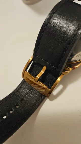 Reloj Fossil FS5120 Negro y Dorado