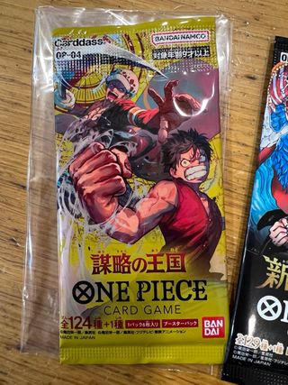 2 Boosters One Piece Card Game OP-04 e OP-09