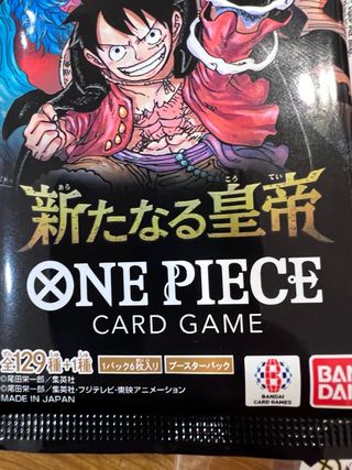 2 Boosters One Piece Card Game OP-04 e OP-09