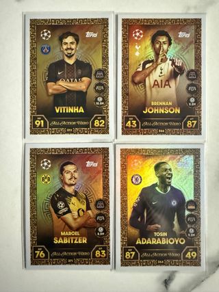 4 Cromos Topps Match Attax 2025/26