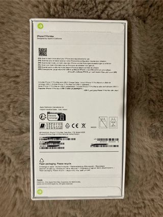 iPhone 17 Pro Max Azul