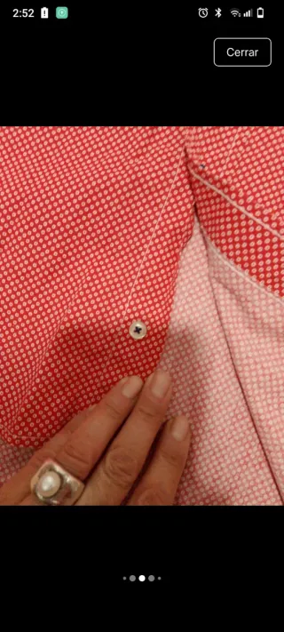 Camisa chico rosa talla XL