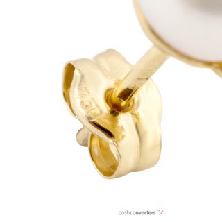 pendientes oro 18k con piedra con circonita