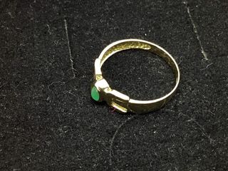 anillo oro 18k con piedra