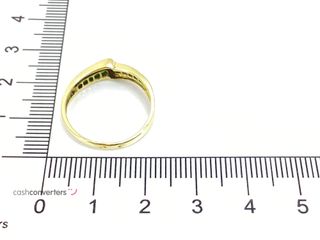 sortija oro 18k con piedra con circonita