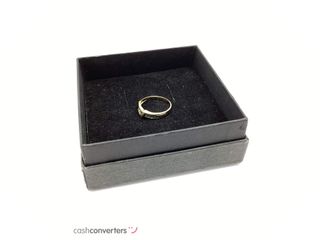 sortija oro 18k con piedra con circonita