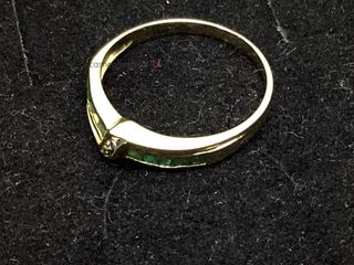 sortija oro 18k con piedra con circonita