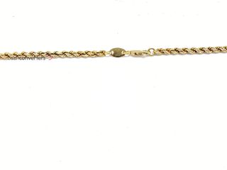 cadena oro 18k 30cm
