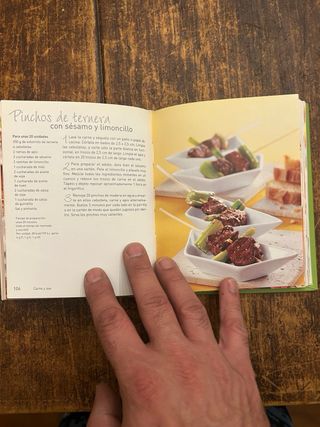 Libro cocina para fiestas. Como nuevo
