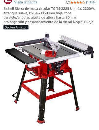 Sierra de mesa Einhell TC-TS 2225 U