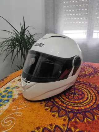 Casco Unik Abatible Talla XS Blanco