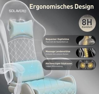 Silla Gaming SOLAVERO con Masaje