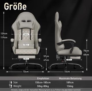 Silla Gaming SOLAVERO con Masaje