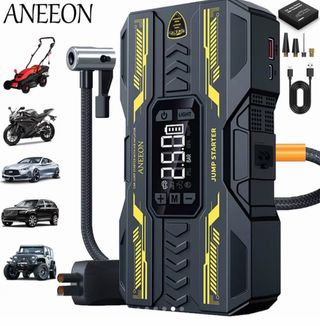 Arrancador Coche Compresor Aire Portátil