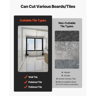 Cortadora de Azulejos Manual, 1200mm, Cortadora de Azulejos de Porcelana Cerámica con Rueda de Corte de Carburo de Tungsteno, Posicionamiento Infrarrojo, Pies Antideslizantes, Carriles Duraderos p...