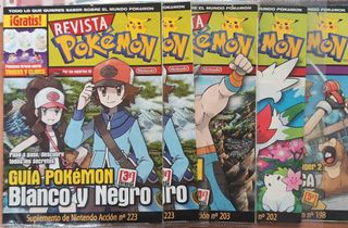 Revistas Pokémon 8 números distintos