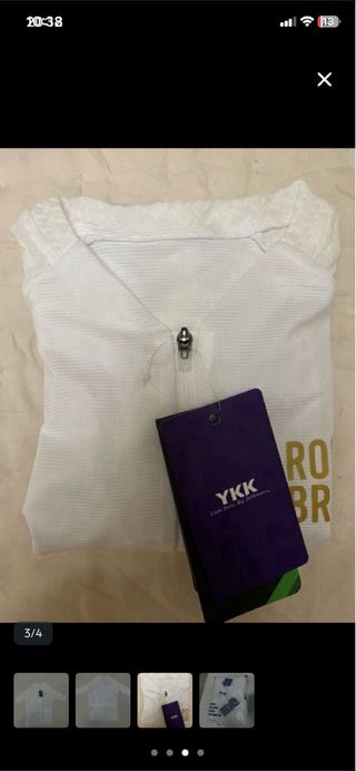 Maillot Ciclismo Rock Bros Blanco