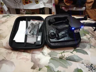 Drone Global Drone nero con telecomando