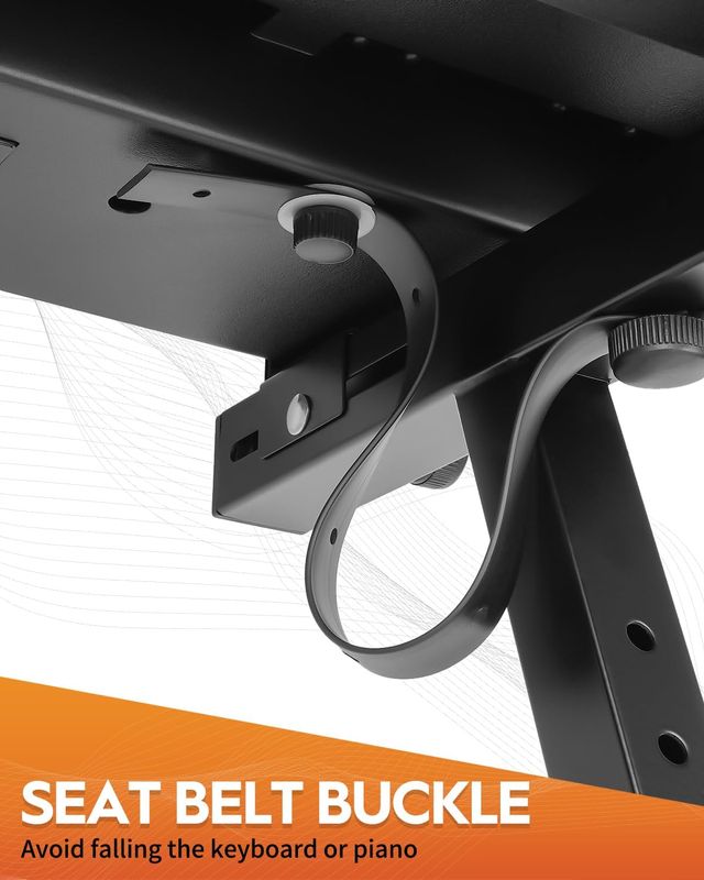 JUEGO DE SOPORTE Y BANCO PORTATIL PIANO ELECTRICO