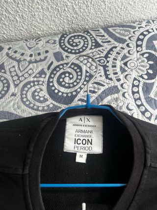 Sudadera Armani Exchange AX Negra