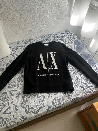 Sudadera Armani Exchange AX Negra