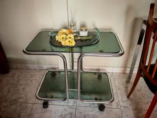 Tavolo ausiliario tubolare