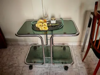 Tavolo ausiliario tubolare