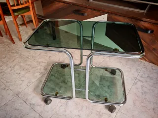 Tavolo ausiliario tubolare