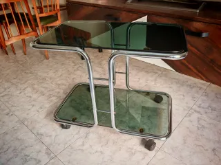 Tavolo ausiliario tubolare