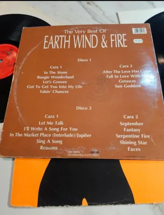 Doble LP Earth Wind & Fire - The Very Best Of