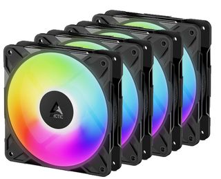 4x Ventole PC Arctic RGB LED 120mm Silenziose