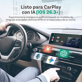 OTTOCAST Mini Nova Carplay 2 en 1 Inalámbrico 2026