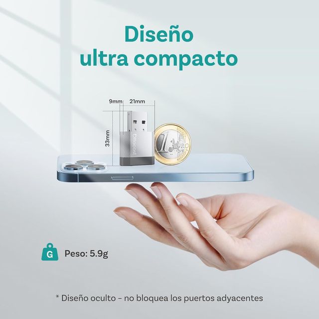 OTTOCAST Mini Nova Carplay 2 en 1 Inalámbrico 2026