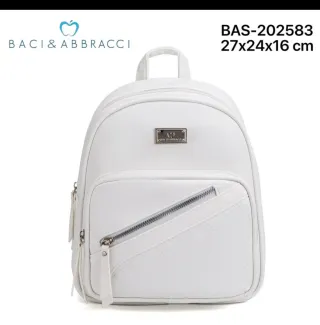 Zaino Baci & Abbracci bianco