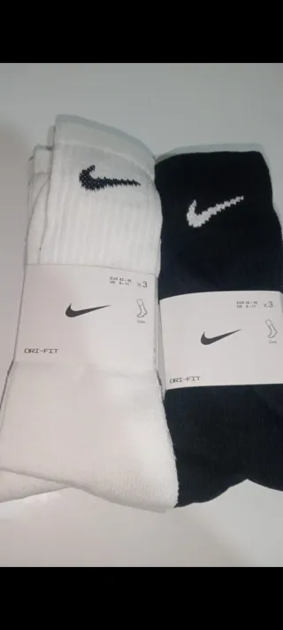Calcetines Nike Dri-Fit Crew Hombre Pack 3