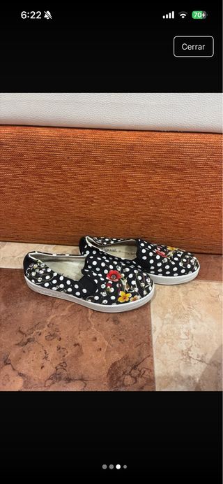 Zapatillas Desigual Talla 39 Lunares Flores