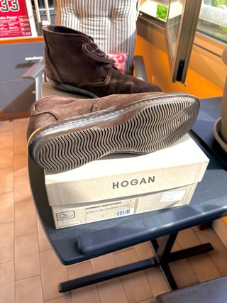 Hogan Polacchine Camoscio Marrone Tg 41.5